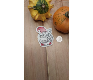 Stickserie ITH - Halloween Gnomes Stecker